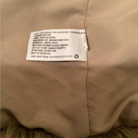 MERONA Faux Golden Island Fox Fur Vest Size Medium - Picture 10 of 16